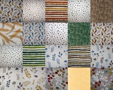 Double gauze musselin - gauze, blumen