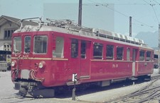 org Dia RHB SBB  ABDe 4/4-483 Arosabahn in Chur 20.06.1973 (02113