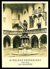 GG 1943 , Nikolaus Kopernikus Sonderpostkarte mit Ersttagsstempel