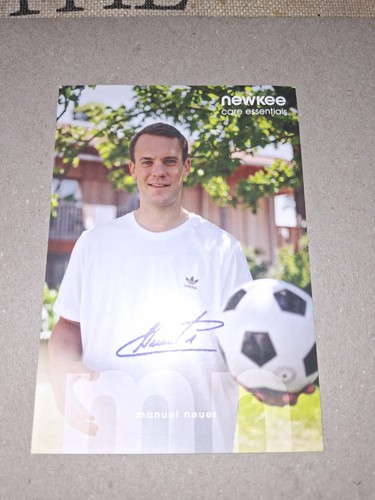 Autogrammkarte manuel neuer - autogrammkarte,