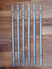 6 Stück Schubladenschienen / Laufschienen Teilauszug 24 cm Schiene 50 cm b 15cm