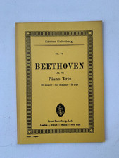Noten . Beethoven.  Opus 97. Piano Trio. B dur.  Taschenpartitur.