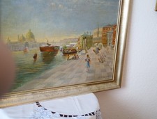 Venedig Hafenansicht, Öl /