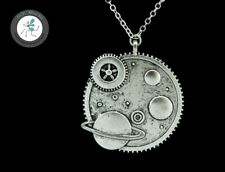 Halskette Steampunk Planeten Sonnensystem Glücksbringer Geschenkidee Rarität