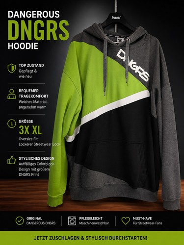 Dangerous dngrs herren hoodie - dangerous,