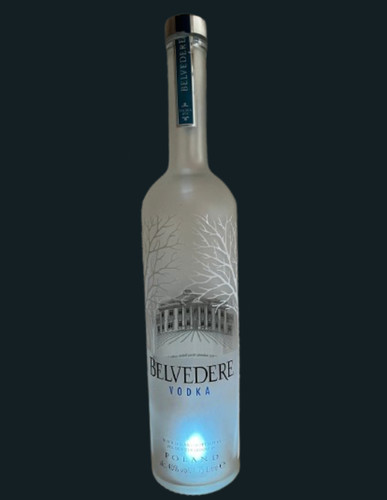 Belverde vodka leere flasche - vodka,
