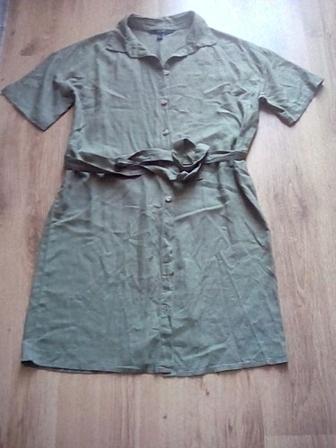 Vero moda blusenkleid khaki - blusenkleid,
