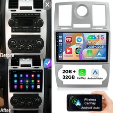 32G Android 15 Autoradio CarPlay GPS Navi BT GPS für Chrysler 300 300C 2005-2010