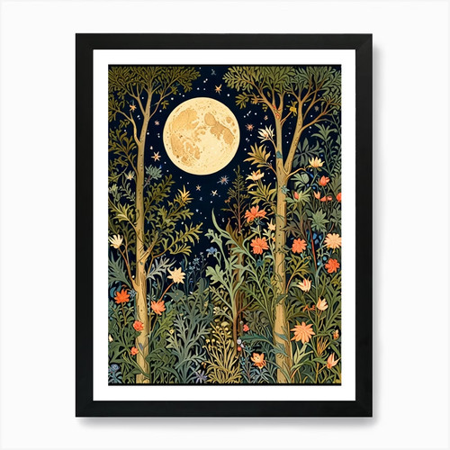 William morris moonlight - william,