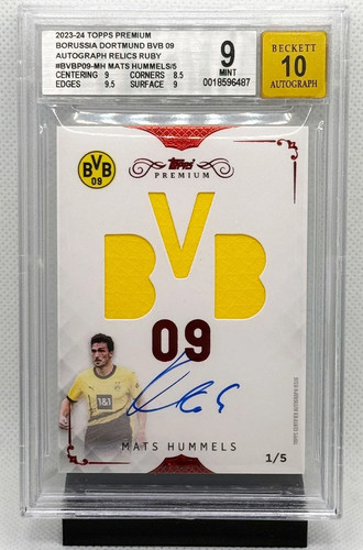 Mats hummels auto autograph - mats, /5