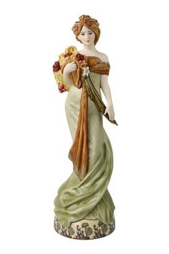 Alphonse mucha porzellanfigur - alphonse,