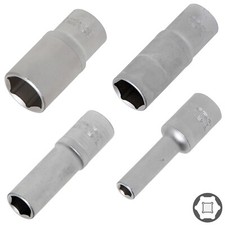 Stecknuss Tief 6-Kant 1/2-Zoll