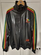 Adidas Firebird Chile 62 Rasta Anzug Wet Look Jacke Gr. XL Hose Gr. L NEU