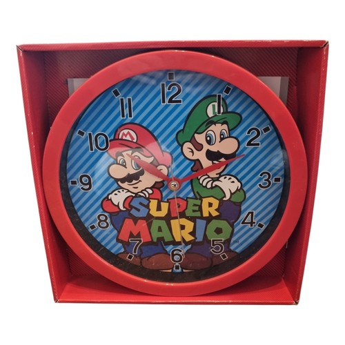 Super mario luigi wanduhr - super,