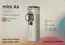 mini Air 360+ OMRON  Tragbarer Membranvernebler geräuschloses Inhalationsgerät