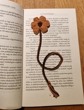 Blume Lesezeichen Gehäkelt