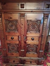 Kleiderschrank Dielenschrank Spanischer Stil Massivholz