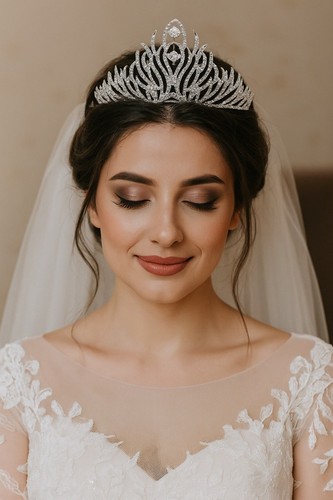 Elegante kristall tiara - kristall-tiara, /