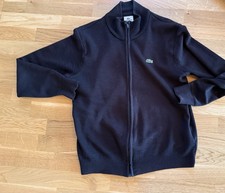 Lacoste Herren Strickjacke schwarz in Größe 5 (L)