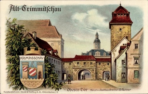 Litho crimmitschau sachsen - crimmitschau,