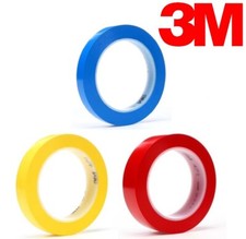 3M 471 Weich PVC Klebeband Zierlinienband Konturenband 33m Gelb Blau Rot Scotch