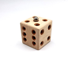 LABYRINTH WÜRFEL 3D Labyrinth Magischer Würfel Magic Cube aus Holz + Kugel Magic