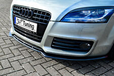 Sonderaktion Frontspoiler Cuplippe Splitter aus ABS für Audi TT 8J mit S-Line