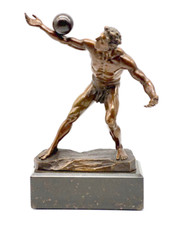 ❗️BRONZEAKT "PHILIPP E. HAMBURGER" ATHLET MIT KUGEL BALANZIEREND /TOP ZUSTAND ❗️