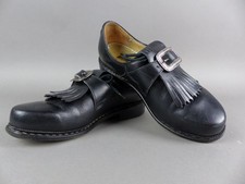 Meindl Herren Schuhe Halbschuhe Gr. 41 schwarz Leder Haferl Trachtenschuhe (EB)