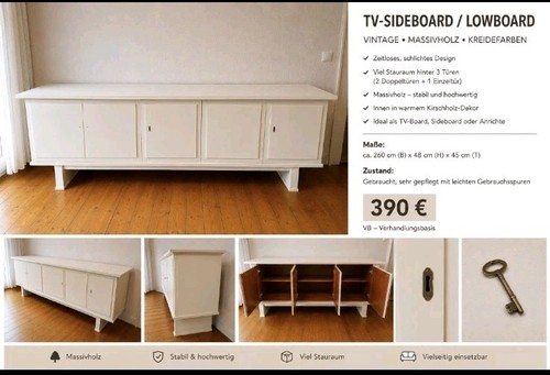 Sideboard lowboard anrichte - sideboard,