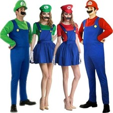 Luigi Cosplay Kostüm Herren