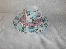 Arzberg Tasse Unterteller Kuchenteller Set Tasse Teller Pop Art Design 3 Teile
