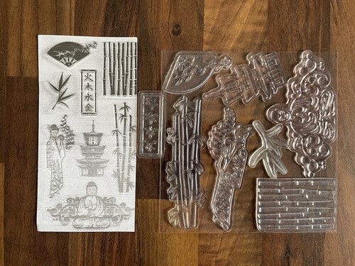 Clear stamps japan china - clear,