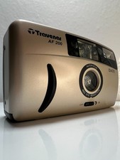 Travenar AF 200 Analoge Kompakt Film Kamera mit Blitzlicht Autofokus Fotoapparat