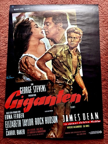 Giganten kinoplakat poster - giganten, a1