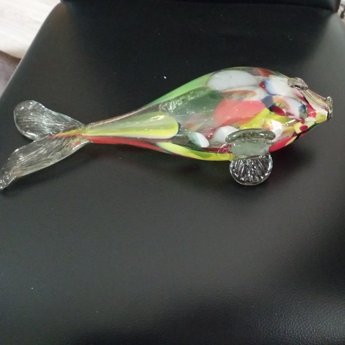 Glas fischfigur mehrfarbig - glas-fischfigur,