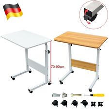 60cm Laptoptisch HöHenverstellbar Computertisch Mit Rollen Laptop Beistelltisch