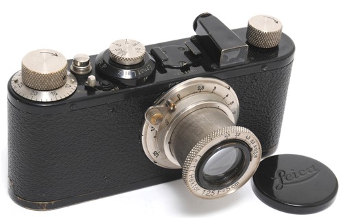 Leica black with hektor - with,