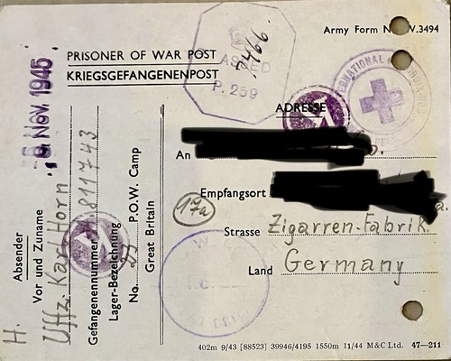 Kriegsgefangenenpost 1945 pow - kriegsgefangenenpost,