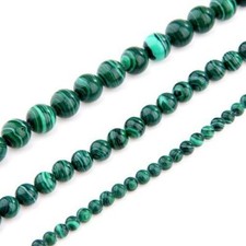Malachit Perlen Strang 4mm 6mm