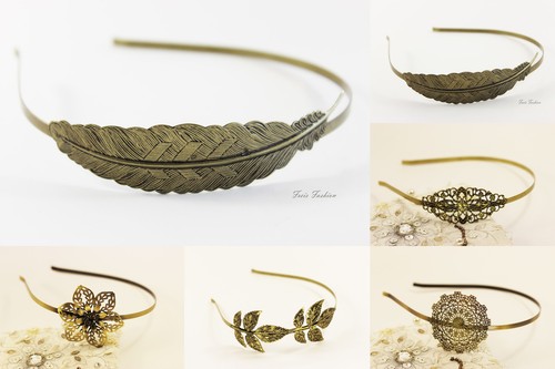 Haarreif tiara diadem feder - haarreif,