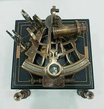 J.Scott Antik Sextant Nautisch Messing Astrolabium Working Marine Vintage Box