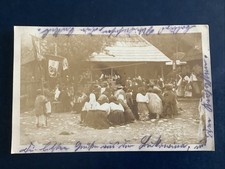 AK Foto Gruß Aus Der Bukowina Bevölkerung Gottesdienst Feldpost  1918