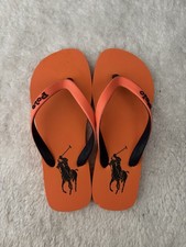 Polo Ralph Lauren Flip Flops Zehentrenner Orange Gr. 40