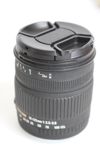 Sigma objektiv 125 mm - objektiv, 18–125
