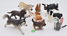Schleich Farm World Konvolut mit 9 verschiedenen Tieren. Hunde, Katze, Kaninc...