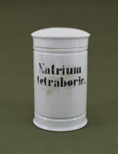Altes apothekergefäß weiß - altes,