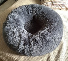 HMTOPE Hunde Katzen Bett Rund Donut ca.70 cm Durchmesser