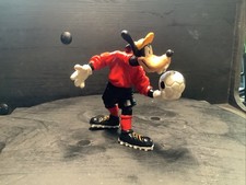 Disney Bully Bullyland Gummifigur : Goofy als Fussballer Keeper 10cm TOP Zustand
