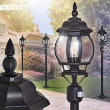 schwarze Außen Steh Leuchte